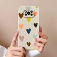 thumbnail image 3 of Funda de teléfono para Poco X3 Pro GT, carcasa trasera de protección de cámara de silicona líquida con corazón de amor para Xiaomi Poco X 3 Pro X3 NFC X3GT, 3 of 5