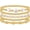 6.8 Inches Style 3-Gold, variant on Women's Gold-Plated Stacked Pearl Beaded Bracelet Set, 14K Gold-Plated Elastic Bead Bracelet, Mother's Day/Birthday Gift