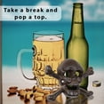 thumbnail image 7 of Metal Skull & Crossbones Beer Soda Bottle Opener Wall Mount Home Bar Pub Halloween Decor, 7 of 7