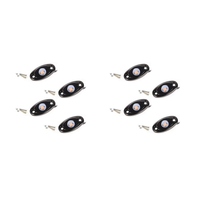 Scienceny 4 Uds luces de chasis LED neón brillo luz alto brillo portátil Yacht Trail Rig lámpara Underglow barra decorativa Type1 NO1