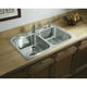 Sterling Double-Bowl Kitchen Sink, 20-Gauge Stainless Steel, 33X22X8 In ...