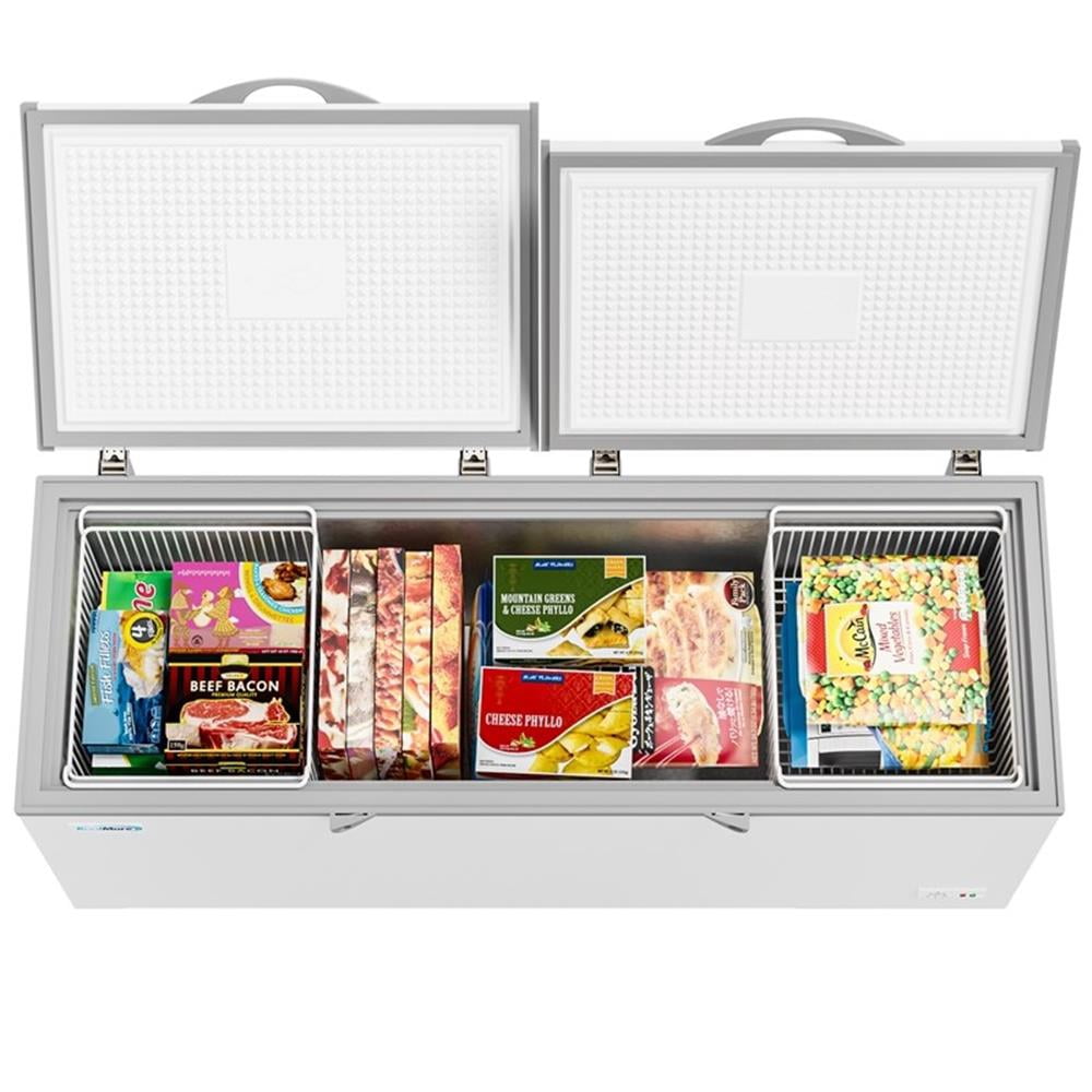 Pemberly Row Contemporary 77 in. Commercial Chest Freezer 24 cu ft.