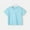 Light Blue, variant on Agkizg Toddler Baby Boys and Girls Summer Tops,Short Sleeve T-shirt for Kids,Toddler Baby Boys Girl Comfortable Solid Color Short Sleeve T-shirt Top