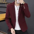 thumbnail image 2 of Chaquetas de vestir Traje de hombre Abrigo corto de negocios Blazer masculino de un solo pecho recortado Moda masculina 2024 Diseñador de lujo elegante, 2 of 5