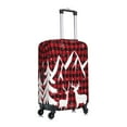 thumbnail image 3 of Picia Christmas Buffalo Plaid Luggage Protector Cover Thicken Suitcase Protector Cover Fit 18-32 Inch Luggage-, 3 of 9