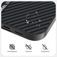 thumbnail image 4 of Stylish Texutre Case Cover for Apple iPhone 15, Slim Fit [Compatible with Magsafe & Accessories] Shockproof Drop Protection Anti-Scratch Anti-Slip Bumper Rugged Case for Men,Gray, 4 of 6