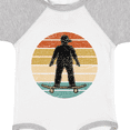 thumbnail image 4 of Inktastic Skateboarding Retro Sunset Skateboarder Boys Baby Bodysuit, 4 of 5