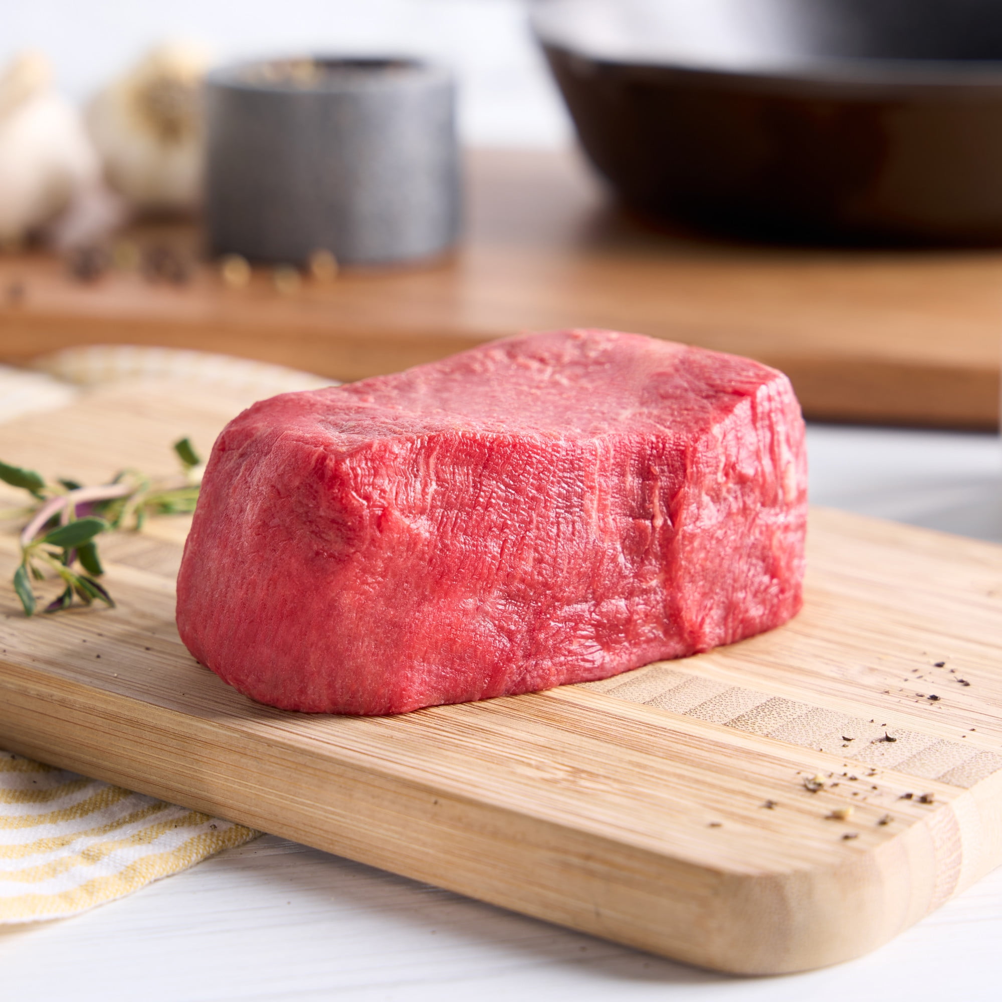 Filet Mignon Steak, Choice Angus Beef, 1 Steak per Tray, Fresh, 0.45 - 0.75 lb