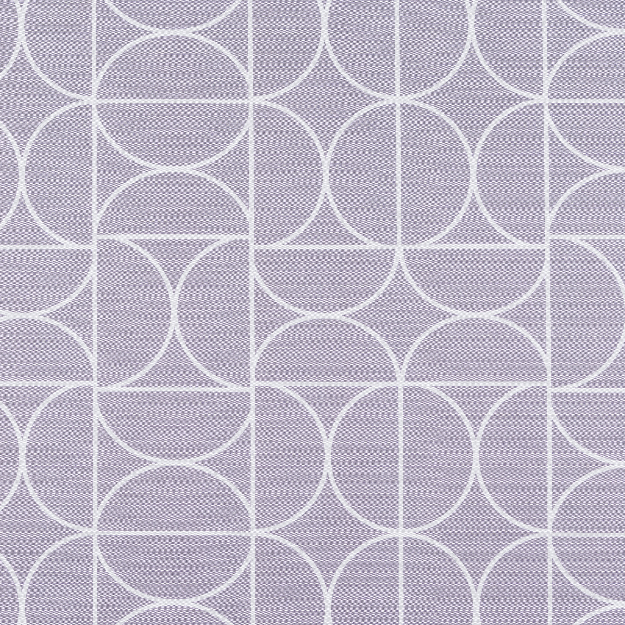 No. 918 Rodrick 13-Piece Geometric Print Shower Curtain and Rings Set, 70"x72", Lavender