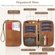 thumbnail image 3 of Funda para pasaporte Fintie Family, piel vegana con bloqueo RFID, 3 of 8