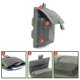 thumbnail image 4 of Hook Loop Sports Military Radio Walkie Talkie Holder Bag Bolsa de caza al aire libre, 4 of 5