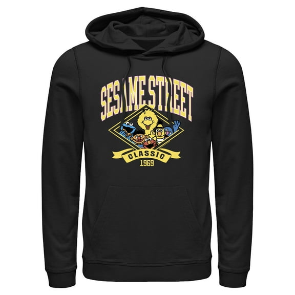 Men's Sesame Street Classic 1969 Varsity Pull Over Hoodie