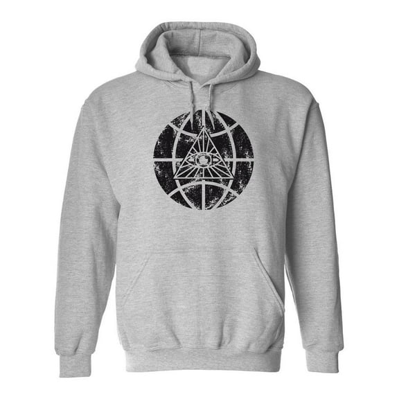 Triangle Eye In A Ball Hoodie Men -SPIdeals Designs, Male Medium