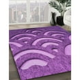 thumbnail image 2 of Ahgly Company Indoor Rectangle Patterned Heliotrope Purple Area Rugs, 5' x 7', 2 of 6