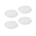thumbnail image 2 of 4 Pièces - Coussinets de Jambe de Meubles, Transparent, Facile à Utiliser, Résistant à l'Usure, Durable, Rond Diamètre 6cm, 2 of 9