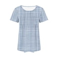 thumbnail image 4 of Work Blouses For Women Office Professional Long Sleeve Womens T Shirts Casual Cotton Short Sleeve Tunic Tops for Women 2025, 4 of 5