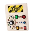 thumbnail image 2 of Switch Busy Board juguetes de viaje para bebés Material de enseñanza tablero de actividades juguetes de actividades para niños pequeños 1-3 regalos de, 2 of 9