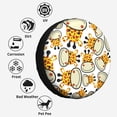 thumbnail image 6 of Kdxio Giraffes Head ,Cartoon Giraffes for Tire Cover Wheel Protectors Tyre Covers Weatherproof Wheel Covers Universal Fit for Trailer Rv SUV Truck Camper Travel Trailers 17 inch, 6 of 8