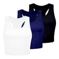 thumbnail image 2 of Hpapadks Womens Tank Tops 3 Piece Tanks Ribbed Workout Exercise Y2K Yoga Crop Tops Camisole Tops for Women Sky Blue S, 2 of 4