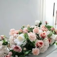 thumbnail image 6 of Rose Flower Row Decor Wedding Backdrop Arch Frame Banquet Table Runner Floral Arrangement Event Stage Props Window Display, 6 of 10