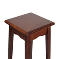 thumbnail image 3 of Maklaine 39.5" Wooden Plant Stand with Slanted Legs & Bottom Shelf in Brown, 3 of 3