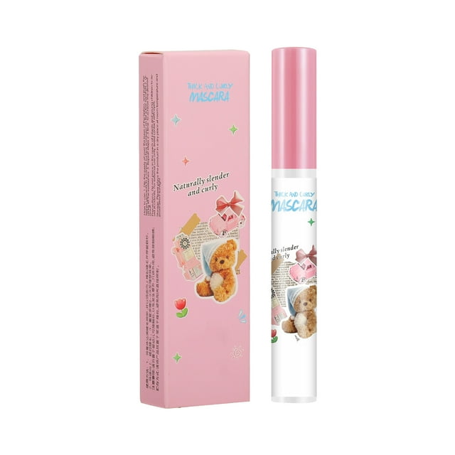 FSTDelivery Soins Personnels & Produits de Beauté Offres! Mascara Dense Naturel Recourbant Mince Résistant à l'Eau et à la Transpiration Longue Durée Sans Bavures 4g, Cadeaux de Noël Anniversaire pour Femmes en Liquidation