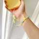 thumbnail image 5 of Cadena para teléfono móvil con lazo de gelatina de sal marina, color contrastante, cordón de cuentas para teléfono móvil, colgante con personalidad creativa, 5 of 5