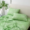 thumbnail image 2 of Spirit Linen Home Est. 1988 Foliage Microfiber Sheet Set - Queen, Sage/White, 2 of 8