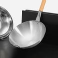 thumbnail image 3 of Frying Wok Wooden Handle Wok Frying Wok Kitchen Cooking Tool Handheld Cooking Wok, 3 of 6