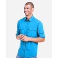 thumbnail image 2 of CORE365 CE510L Men's Ultra UVP Marina Shirt-Electric Blue-XL, 2 of 6