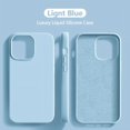 thumbnail image 3 of Funda de silicona líquida de lujo para For iPhone 14, 13, 12, 11, 15 Pro Max Mini, cubierta a prueba de golpes, X, XS, XR, 6s, 7, 8 Plus, fundas de teléfono, accesorios, 3 of 5