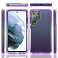 thumbnail image 6 of Dteck Case For Samsung Galaxy S22 Ultra,Shocklproof Rubber Hybrid PC Back Lightweight Back Case Cover for Galaxy S22 Ultra 5G,Purple, 6 of 6