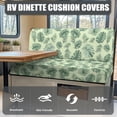 thumbnail image 4 of XYZCANDO Camper Cushion Covers Stretch RV Dinette Cushion Covers, Furniture Protector Washable RV Sofa Seat Slipcovers Fit for RV Dining Table Booth Seats, 4 of 7