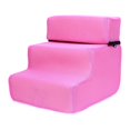 thumbnail image 1 of Maoww Portable Washable Pet Dog Stairs Ladder Ramp 3 Steps for Indoor Pink 35 x 30 x 30cm 1Set, 1 of 6