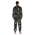thumbnail image 4 of FORMRS Onesies Pajama for Adults Unisex Hoodie Winter Jumpsuit One Piece Sleepwear, Sizes S-2XL, Pixel Cat, 4 of 7