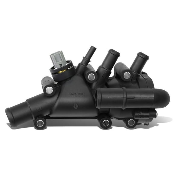 DNA Motoring BRR-001 Escort / Ka / Fiesta / Courier Duratec Engine Coolant Thermostat Housing Temperature Sensor   Gasket (Black) Fits select: 1999-2000 FORD ESCORT