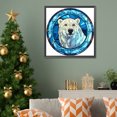 thumbnail image 4 of Pintura de diamante 5D Wdftyju DIY taladro redondo completo oso polar 30x30cm, 4 of 9