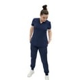 thumbnail image 3 of Fubu Women's V-Neck Scrub Top Medical Nursing Uniform, 3 of 5