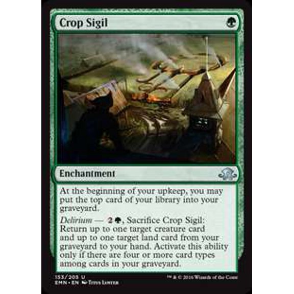 MtG Eldritch Moon Uncommon Crop Sigil (Foil) #153