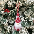 thumbnail image 2 of Christmas Gnomes Hanging Ornaments , Swedish Gnome Handmade Plush Santa Elves Christmas Tree Hanging Decorations Holiday Xmas Decorations, 2 of 10