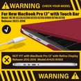 thumbnail image 3 of Funda rígida IBENZER para MacBook Pro 13", rojo vino, M1 M2, 3 of 9