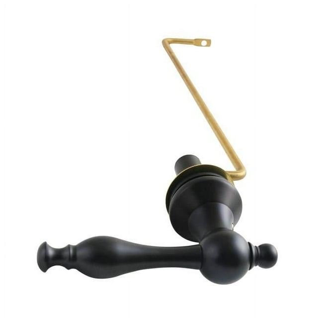 Kingston Brass KTNLS0 Naples Side Mount Toilet Tank Lever, Matte Black