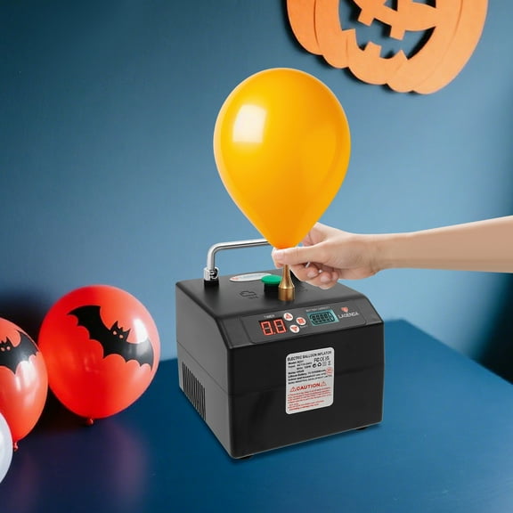 16*15*13cm 120W Lagenda Electric Balloon Pump Balloon Inflator Air Blower Party Black with Copper Nozzle