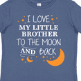 thumbnail image 4 of Inktastic I Love My Little Brother to the Moon and Back Boys or Girls Toddler T-Shirt, 4 of 5