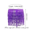 thumbnail image 3 of DcoolMoogl Women Belly Dance Hip Sequin Tassel Skirt Sparkly Fringe Scarf Wrap Rave Costume Space Cowgirl Outfit, 3 of 7