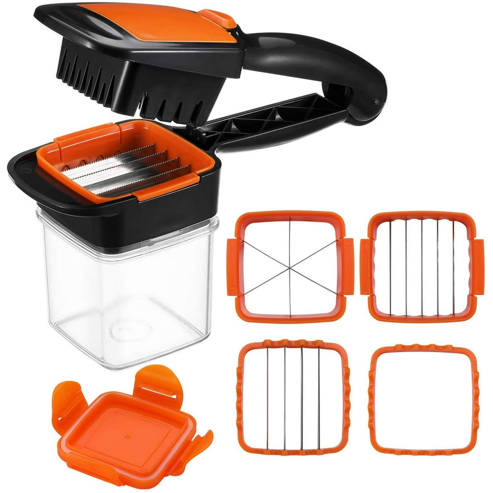 Vegetable Chopper, 5 In 1 Fruits Cutter Chopper Slicer Column Egg