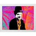 thumbnail image 2 of Stephen Chambers 14x12 White Modern Wood Framed Wall Art Titled - Charlie Chaplin 7, 2 of 6