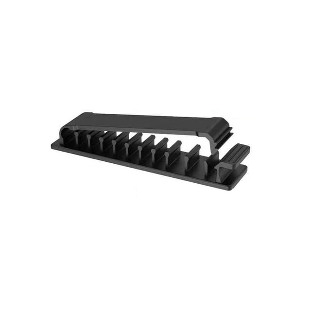 Clips para cables, 1 paquete de organizador de cables, cargador, gestión de cables para organizar el hogar, la oficina, el escritorio, el teléfono, el cable del coche, soportes autoadhesivos