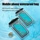 thumbnail image 4 of Xihbxyly Bolsa Impermeable para Teléfono, Certificación Ipx8, Pvc Transparente, Táctil, Fotografía Hd, Ideal para Natación, Rafting, Aguas Termales y Aventuras En La Playa. Azul, Amarillo y Blanco. T, 4 of 6