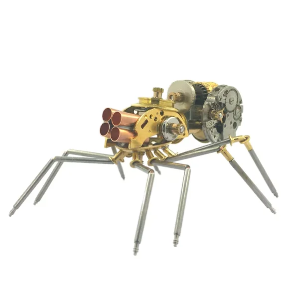 Mechanical Insect Spider All-metal Insect Figurine Creative Handmade Model Toys